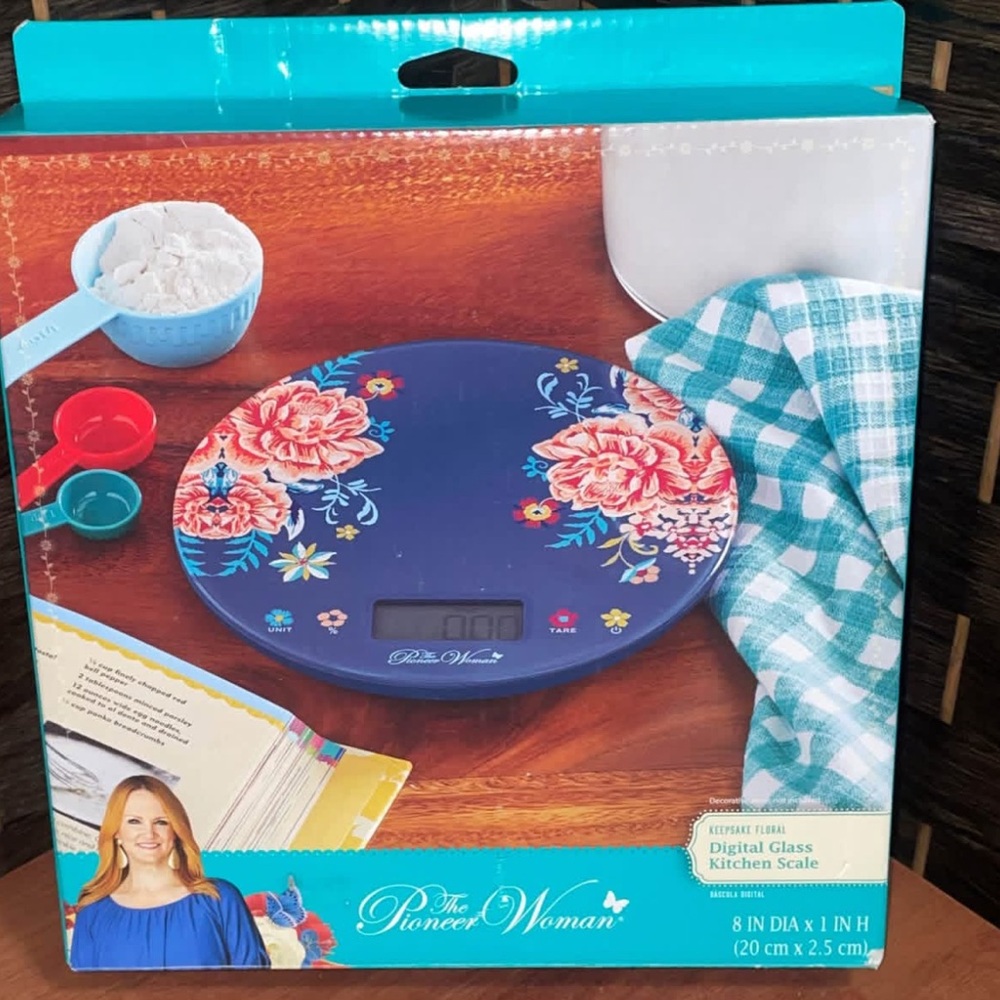 The Pioneer Woman Floral Blue Digital Scale